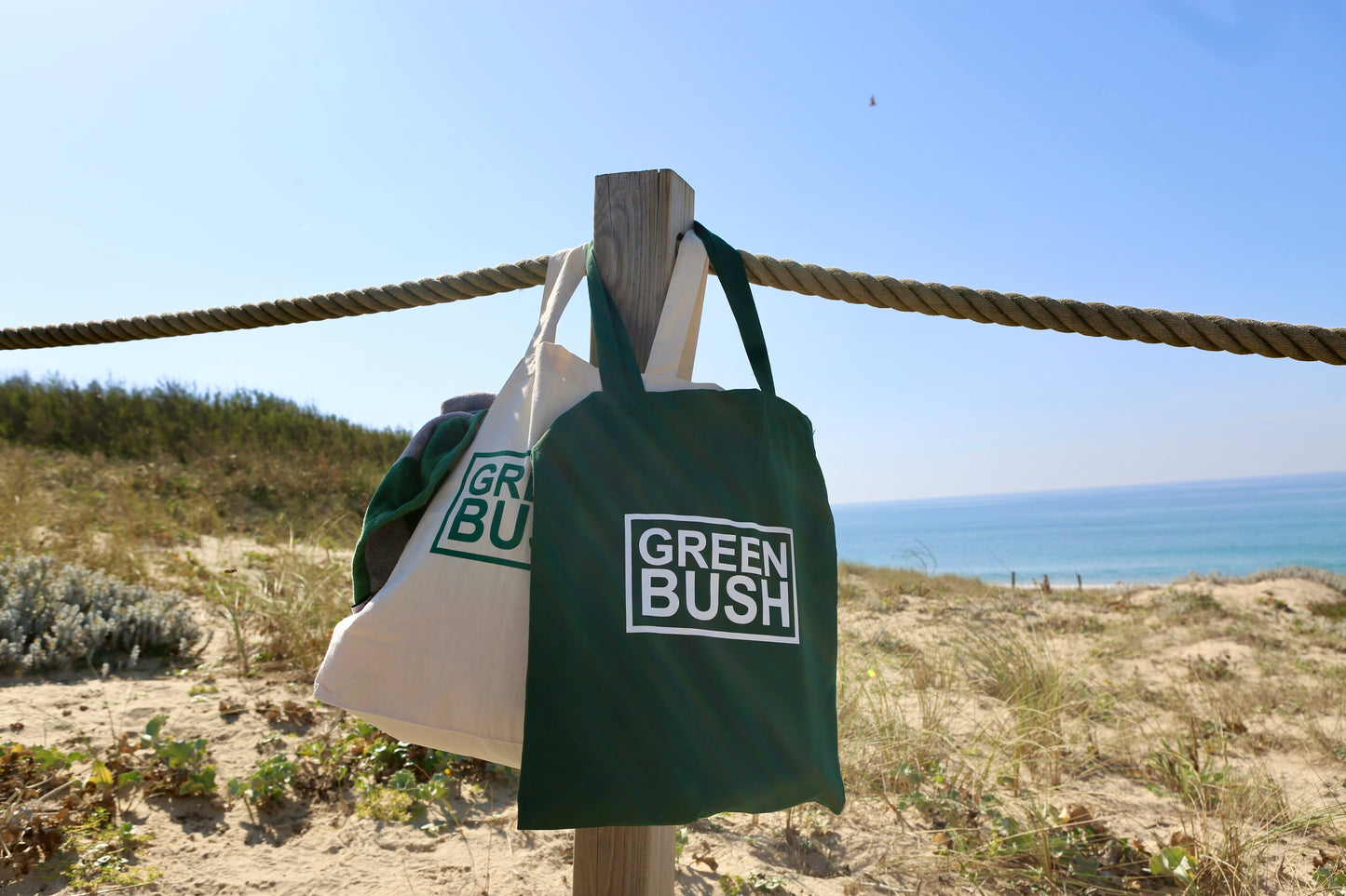 tote bag vert Greenbush 