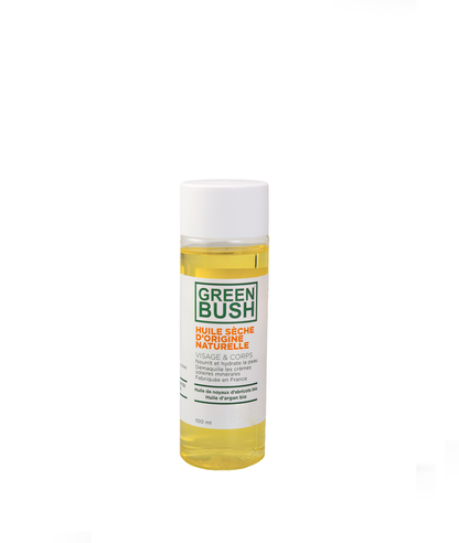 Dry oil of natural origin